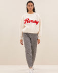 Bodil ready sweater, Oyster melee