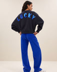 Bibi lucky curve sweater, Midnight