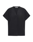 Moon viscose blouse, Jet black