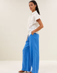 Karly flower blouse, off white