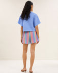 Suki sweat top, city blue