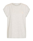 Tobi flame logo top, Light grey melee
