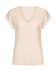 Momi linen top, Oyster