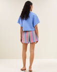 Isa rainbow shorts, rainbow stripe