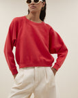 Carrie sweater, Poppy red