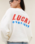 Bibi lucky everyday sweater, Off white