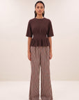 Diva sparkle top, Burgundy crush