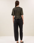 Diva metallic top, metallic gold