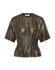 Diva metallic top, metallic gold