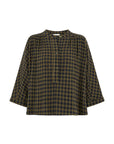 Jess blouse, Olive check