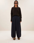 Polly pullover, Deep brown