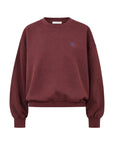 Malyn logo sweater, Burgundy crush