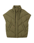 Franky sleeveless jacket, Olive