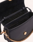 Alma leather bag, Black