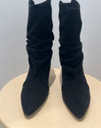 Drape Booties, Black