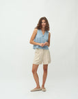 Cristiana-M Short, Natural Linen
