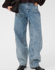 GZmawi HW ballon jeans, Light Blue Acid Wash