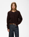 GZdebbie short cardigan, Plum Melange