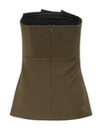 GZstacy pleat corsage, Slate Black Melange