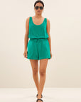 Kid slub singlet, Green lake