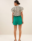 Kid slub shorts, Green lake