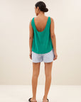 Kid slub singlet, Green lake