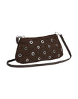 EssieMBG Cross. Bag, Suede, Espresso Brown