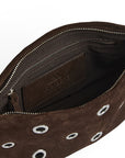 EssieMBG Cross. Bag, Suede, Espresso Brown