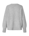 Gillian Shyla Knit, Light Grey Melange