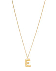 Lange ketting met letter hanger - G