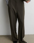 Fique Classic Trousers, Black Olive