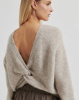 Flare Knit, Light Beige Melange