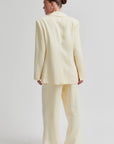 Lino New Fit Blazer, Alabaster Gleam