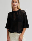 Deya Knit O-Neck, Black