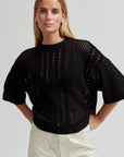 Deya Knit O-Neck, Black