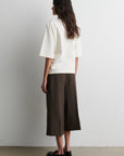 Arkai Drape Tee, Eggnog