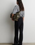 Longo SS Knit Collar, Mid Grey Melange