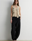 Blink Barrel Trousers, Black