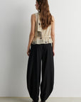 Blink Barrel Trousers, Black