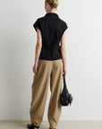 Arkai Drape Top, Black