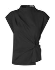 Arkai Drape Top, Black
