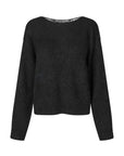 Brook Knit Lace O-Neck, Black