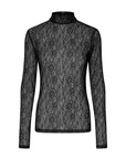 Luria LS Lace Tee, Black