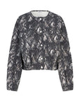 Genevive-M Blazer/Jacket, Washed Snake