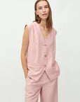 Frida-M Blouse, Pink Melange