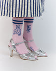 RowanLL Socks, Light Pink