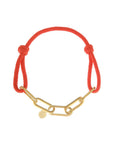Armband met XL opengewerkte bedel / multicolori
