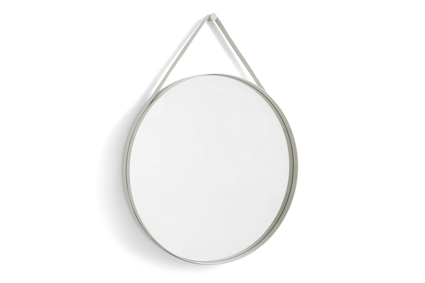 Strap Spiegel No2, Rond 70cm, Grijs