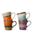70's ceramics: espresso mugs retro