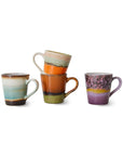 70's ceramics: espresso mugs retro